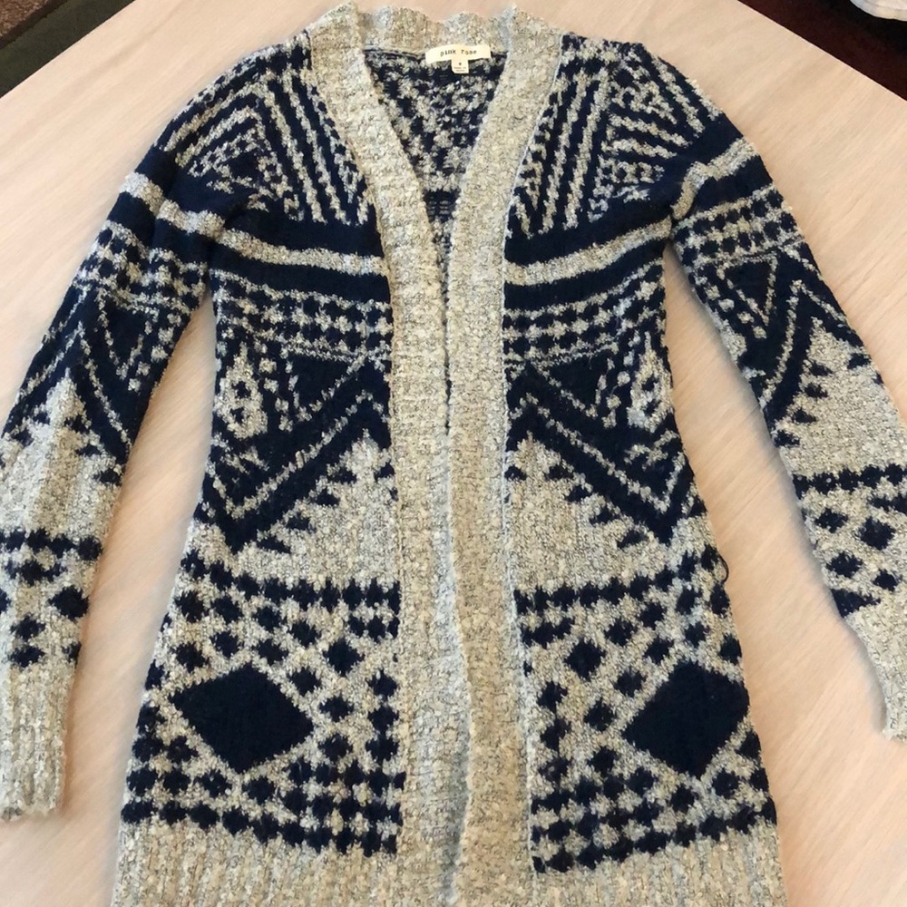 Pink rose cardigan